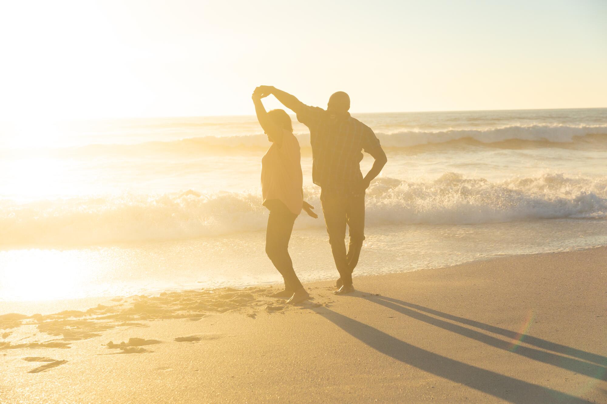 slow dance on the beach